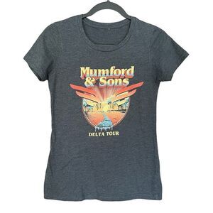 Mumford & Sons Delta Tour Concert Tee - Sz S - Authentic.